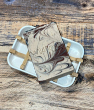 Load image into Gallery viewer, Mahogany Teakwood Goat Milk Soap