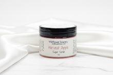 Load image into Gallery viewer, Jar of Wildflower Soapary Harvest Apple Sugar Scrub on a textured surface

