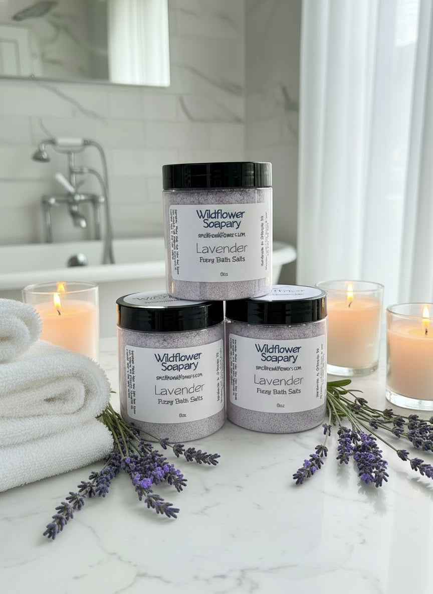 Lavender Bath Bubbly Salts