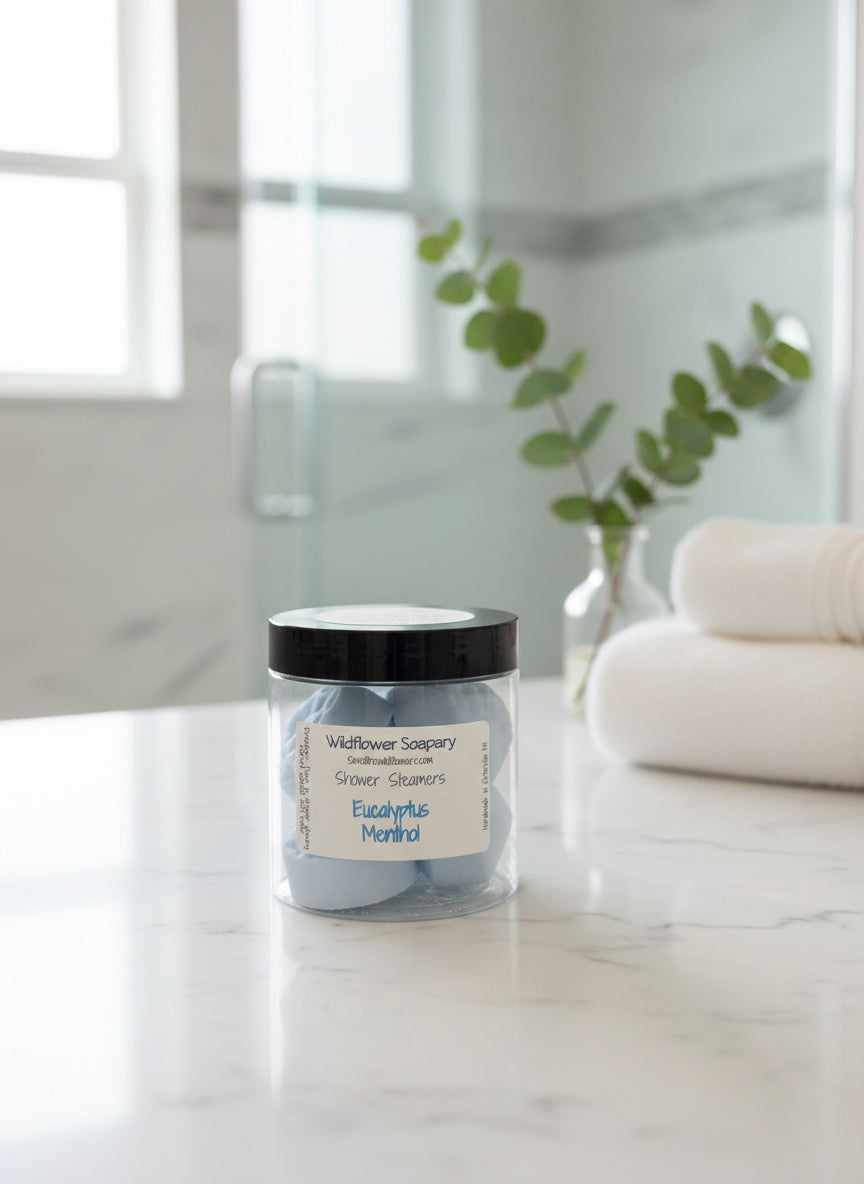 Eucalyptus Menthol Shower Steamer Set of 6