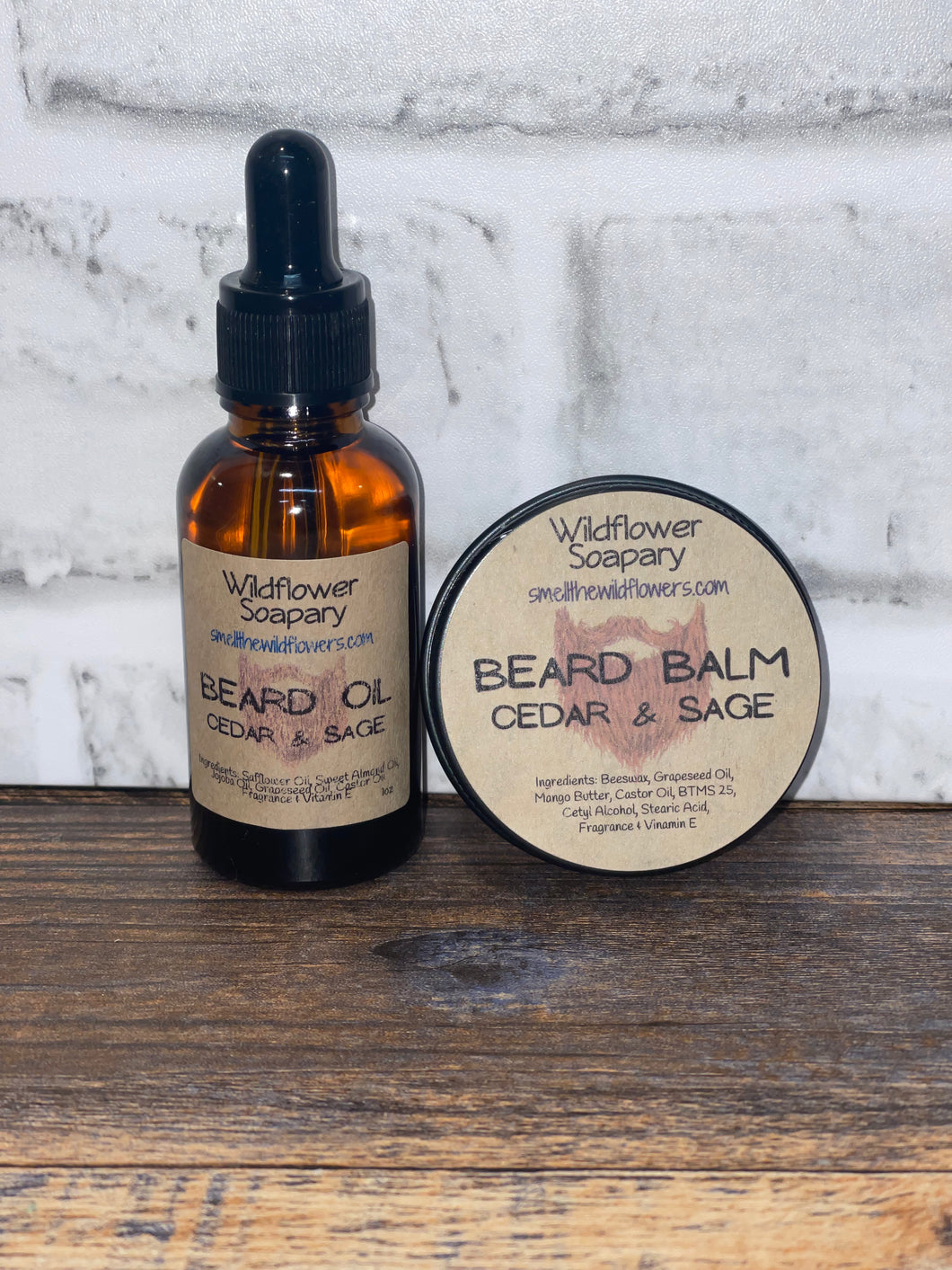 Cedar & Sage Beard Oil & Balm